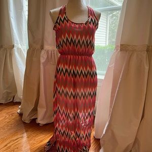 NWT Francescas size small sleeveless maxi dress.